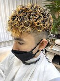 【Sup】プードルパーマハイライトメンズパーマ
