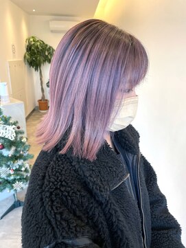 フェーディン(fa/din) バレイヤージュピンクグレージュ