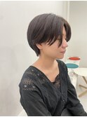 ハンサムショート×ナチュラルブラウン