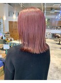 逆インナーカラー/ピンクベージュ