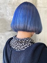 ガルボ ヘアー(garbo hair)&nbsp;ハイトーン ケアブリーチ ブルーカラー 10代 20代