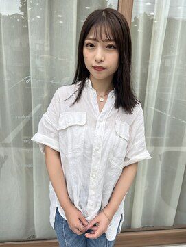 アメリ(Amelie) ミディアム　× 薄めバング