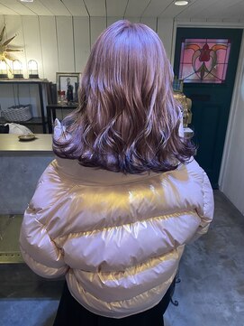 フルアヘッド(FULL A HEAD) ピンクラベンダー+ボルドー