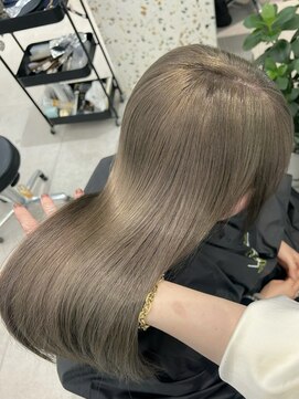 オニキス(ONYX) ブリーチカラー×オリーブベージュ【aya指名】