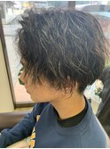 メンズソフトツイストスパイラルパーマ