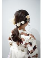 チェロ(CHERO)&nbsp;卒業式★ヘアアレンジ&メイク&着付け