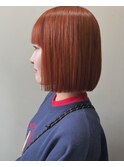 ぱつっとボブ×orange
