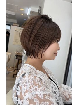 ヘアージップ 池袋 watanabeショート#池袋美容室 #小顔ショート#ショートボブ