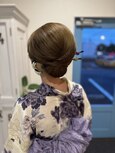 浴衣ヘアセット