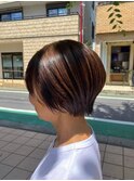 シルエットが綺麗な大人ショート