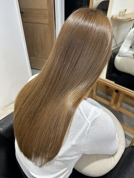 ヒビト 恵比寿 渋谷(HIBITO.) 髪質改善トリートメント　美髪トリートメント　ライトブラウン