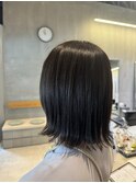 きりっぱなしボブ×ダークアッシュブラウン