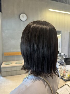 アディクト(ADDICT) きりっぱなしボブ×ダークアッシュブラウン