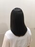 【スタイリスト道家限定】カット＋質感再整ストレート（縮毛矯正も可）＋TR