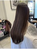 ロングレイヤー+毛先ワンカール