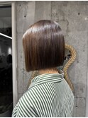 切りっぱなしボブ