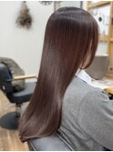 縮毛矯正ケアルーガ、髪質改善トリートメント艶髪カラー仙台岩切