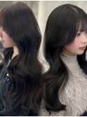 ワンホン艶感ヘア/レイヤーカット
