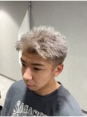 ハイトーンスパイキーショート/スペインカール/韓国マッシュ/柏