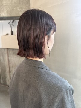 ボブ (Hair salon BOB) 赤髪ボブ