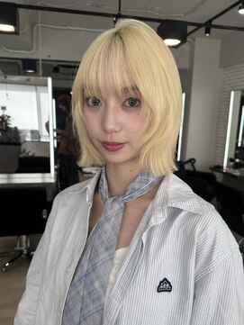 シェノン バイ アランスミシー 表参道(CHAINON by Alan smithee) TWICEのmomoちゃん風レイヤーカット!