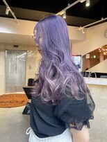 ソワンドブレスセルン 心斎橋(soin de brace cerne)&nbsp;ラベンダーカラー/パープルカラー/ブリーチ/ハイトーン/心斎橋