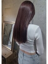 ジェスター(JESTER)&nbsp;〈miku〉ブリーチなし。深みのあるワインレッドカラー