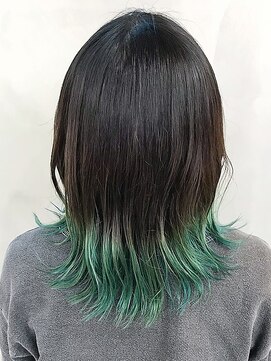 グレープバイン 辻堂(GRAPEVINES) 裾カラー／グリーン