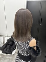 ディジョン(Dijon)&nbsp;韓国顔まわりレイヤーカットグレージュオリーブベージュブラウン