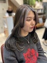 ブラウン(Brown)&nbsp;フェイスフレーミング×レイヤーカット