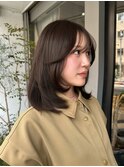 ミディアムレイヤー×ブラウンベージュ【椋井アノ】