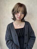 リア(Lia by KENJE) イメチェン/ピンクベージュ/前髪/中央林間