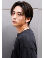 ブランニュー オーバー 難波店(Brandnew over)&nbsp;【Brandnew】メンズカット＿ストレートセンターパート＿韓国ヘア