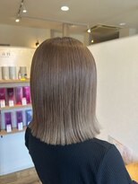 ロアン(roan)&nbsp;切りっぱなし×ミルクティーベージュ