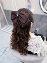 ヘアセット クラン ソア 心斎橋店(hair set Clan soar)&nbsp;ハーフポニー【クランソア】ヘアメ/ヘアセット/心斎橋