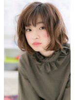 ミック ヘアアンドビューティー 大山店(miq  Hair&Beauty)&nbsp;くせ毛風ウェービーボブで★重軽MIX