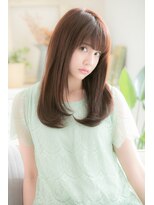 リネット ヨコハマ バイ リトル(linette yokohama by little)&nbsp;ローレイヤー×ストレートロング