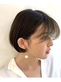 【モード】【3Dカラー】【ジグザグバング】【ミニマムボブ】