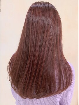 アリア バイ アルティナ(alia by artina) ナチュラルストレート×ピンクベージュ [alia橋本/橋本駅]