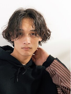 ディッセンバー 渋谷(December) 【December】men'sマッシュウルフセンターパート