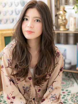 カバー ヘア ブリス 川口東口駅前店(COVER HAIR bliss) くせ毛風こなれカールx小顔センターパートa川口20代30代40代!