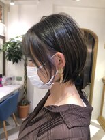 ロンドアベニール 北千住(Lond avenir)&nbsp;大人綺麗なショートボブ☆インナーパープル　西田大樹