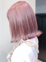 アイティー バイ アルバム 中野店(IT by ALBUM) ピンクアッシュ_オリーブカラーハイライトカラー_ba302351