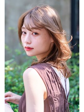 エース (ACE) ACE  無造作ウェーブ　×   透明感クリアベージュ