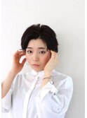 モードなセンターパートショート【たまプラーザ】