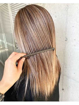 ガルボ ヘアー(garbo hair) #オススメ#人気#ハイライト#バレイヤージュ#ケアブリーチ