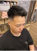 10代20代30代メンズソフトスキンフェード爽やか短髪カッコイイ