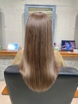 フォルテロゼ 横浜(FORTE rose)&nbsp;【美髪】フェミニンロング/アプリコットオレンジ/くびれヘア