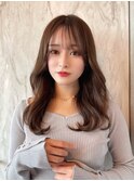 韓国風前髪×レイヤーカット【髪質改善/新宿/レイヤーカット】