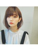 [代々木]ナチュラルピンクスイートAラインの甘辛ショートボブ